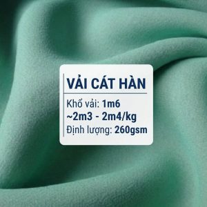 vải cát hàn mịn giá sỉ tại vải thun hoà phát