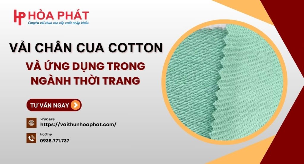 vải chân cua cotton là gì