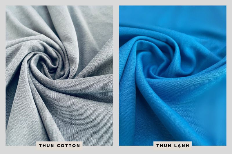 so sánh thun cotton và thun lạnh