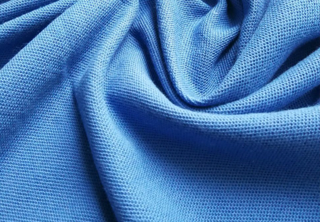 vải thun cá sấu poly