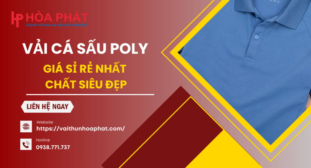 vải cá sấu poly giá sỉ