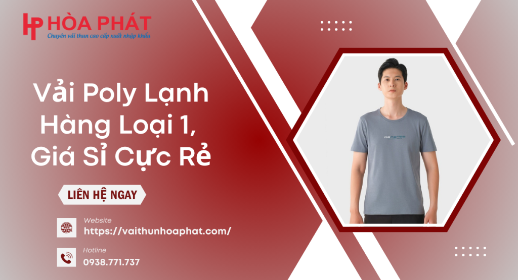 vải poly lạnh là gì