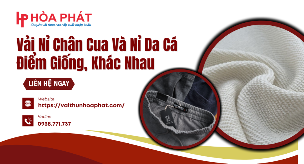 vải nỉ chân cua là gì