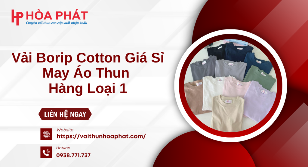 vài borip cotton giá sỉ