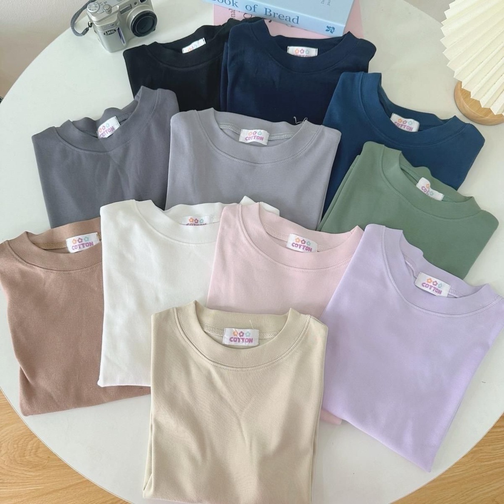vải borip cotton may áo thun