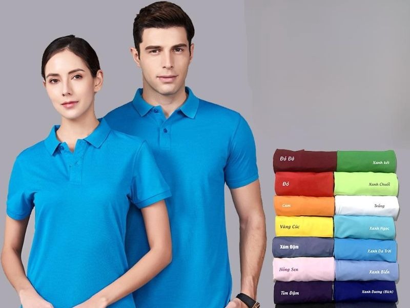 Vải cá sấu cotton may đồng phục công ty