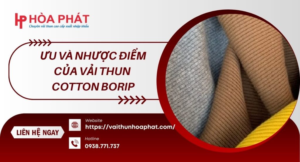 vải cotton borip là gì