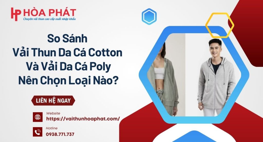 vải thun da cá cotton hàng loại 1