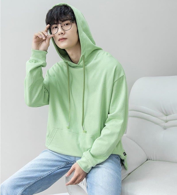 Chất da cá TC may áo hoodie