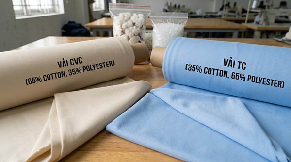 Vải cotton pha là gì?
