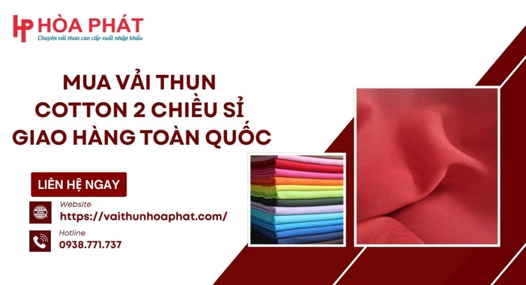 Địa Chỉ Mua Vải Thun Giá Sỉ Cho Xưởng May Uy Tín 2026