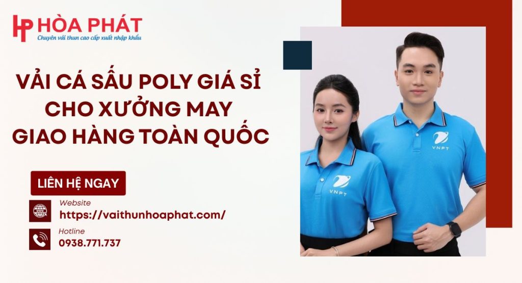 Vải Cá Sấu Poly Giá Sỉ Cho Xưởng May Giao Hàng Toàn Quốc